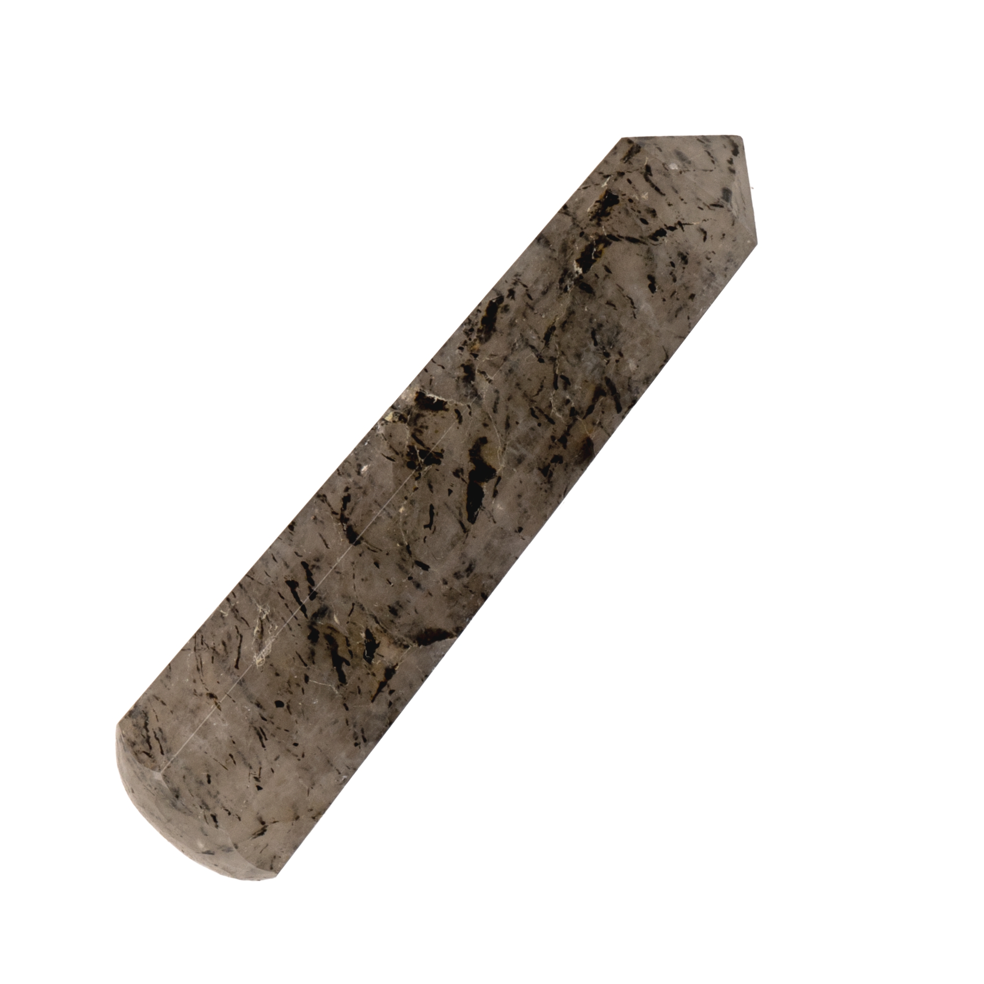 Black Rutile (Rutilated Quartz)