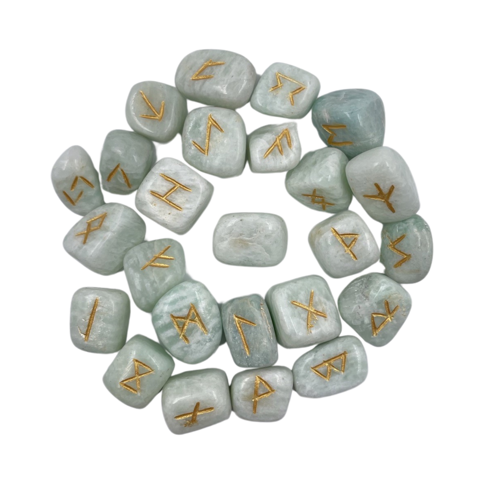 Gemstone Crystal Rune Set